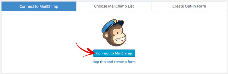 connect to mailchimp
