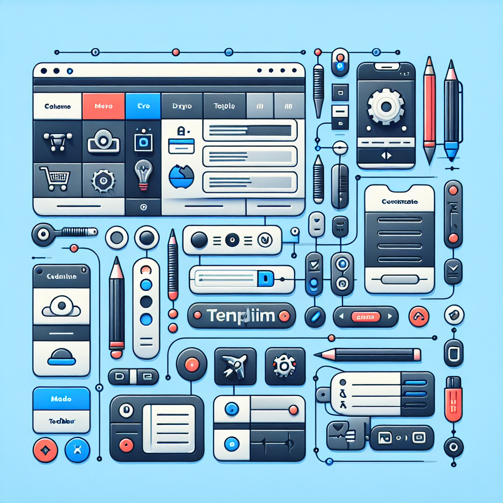 Interface utilisateur de SiteW montrant des outils de création de site.