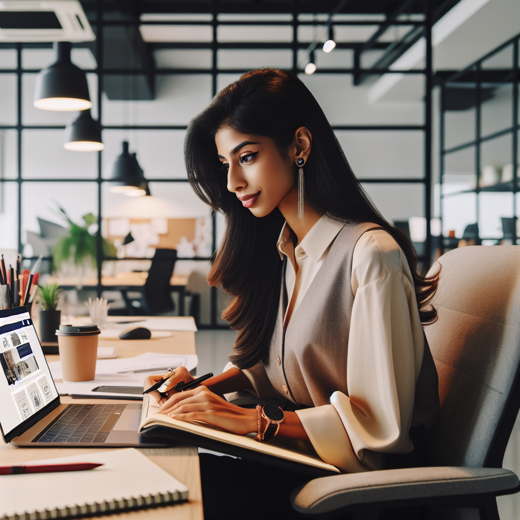 Un designer travaillant sur un site web sur un ordinateur portable.