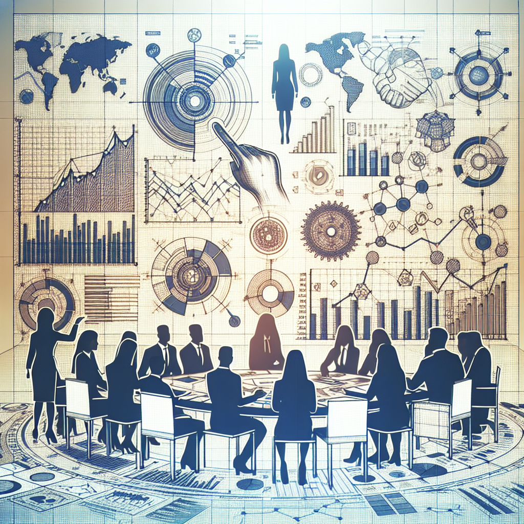 Graphiques et diagrammes représentant l'analyse de marché.