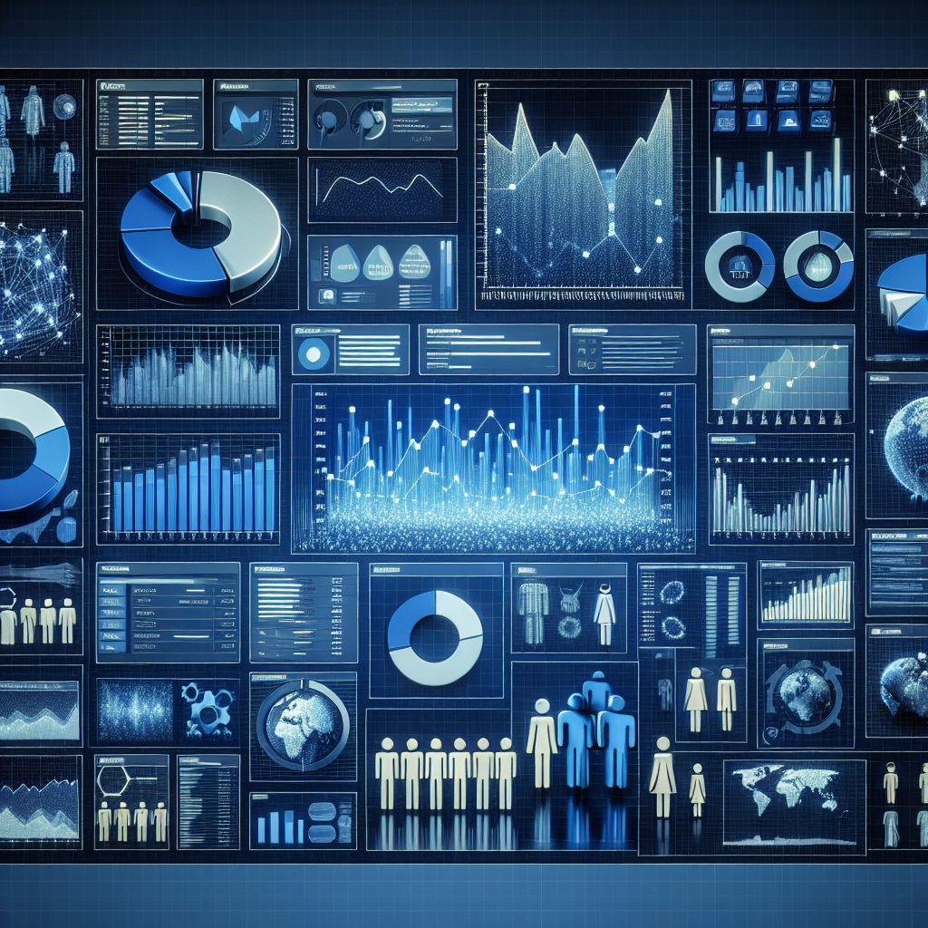 Un tableau de bord d'analyse de site web avec des graphiques de performance.