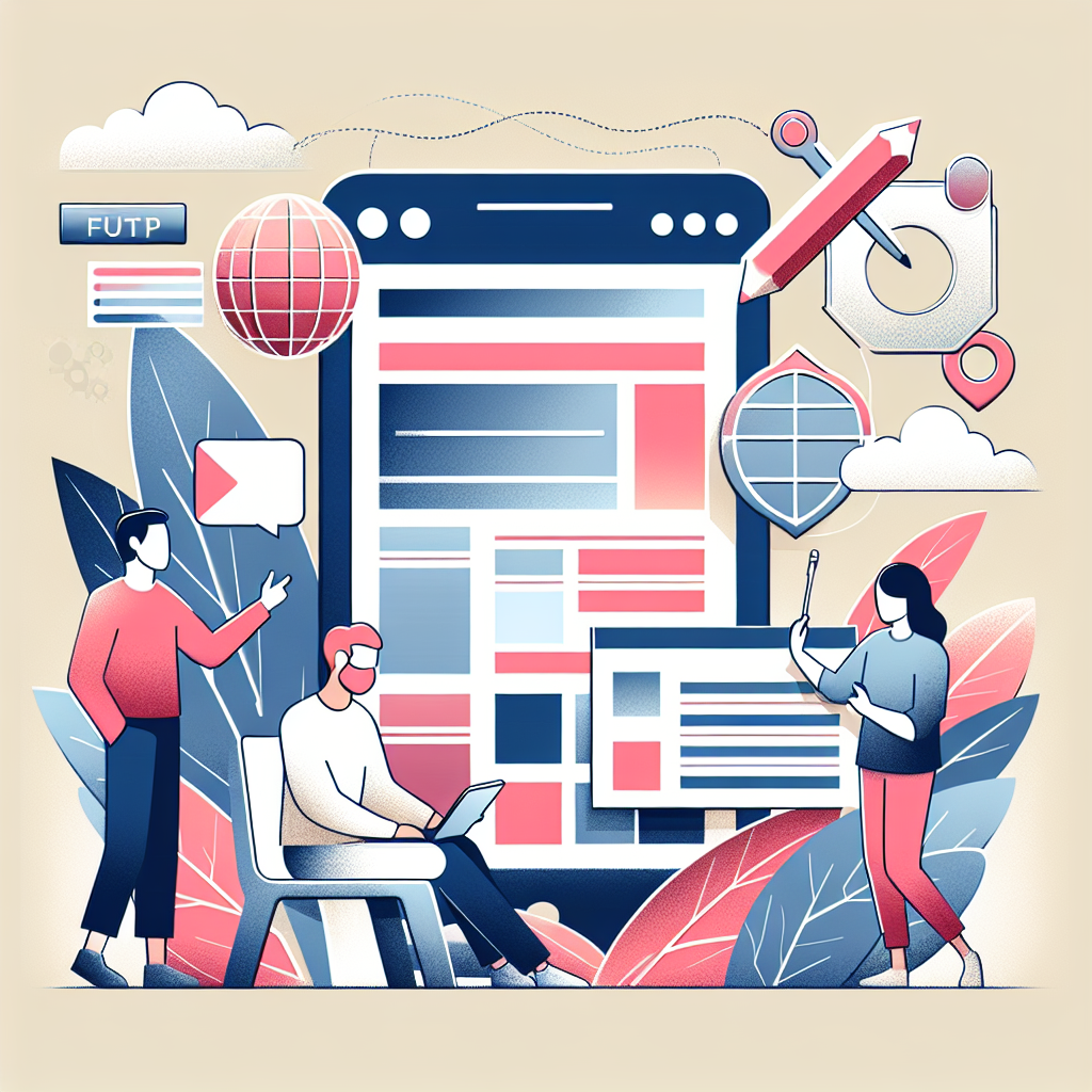 Illustration moderne de tendances de design web.