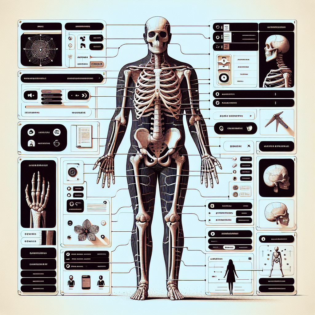 Un schéma illustrant la structure d'un site web avec des menus et des sous-catégories.