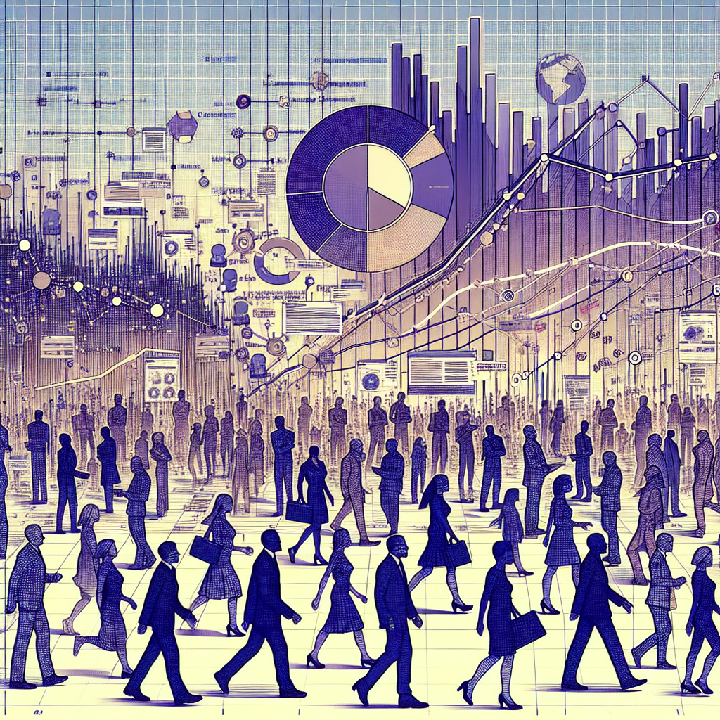 Un graphique de données analytiques montrant le trafic web.