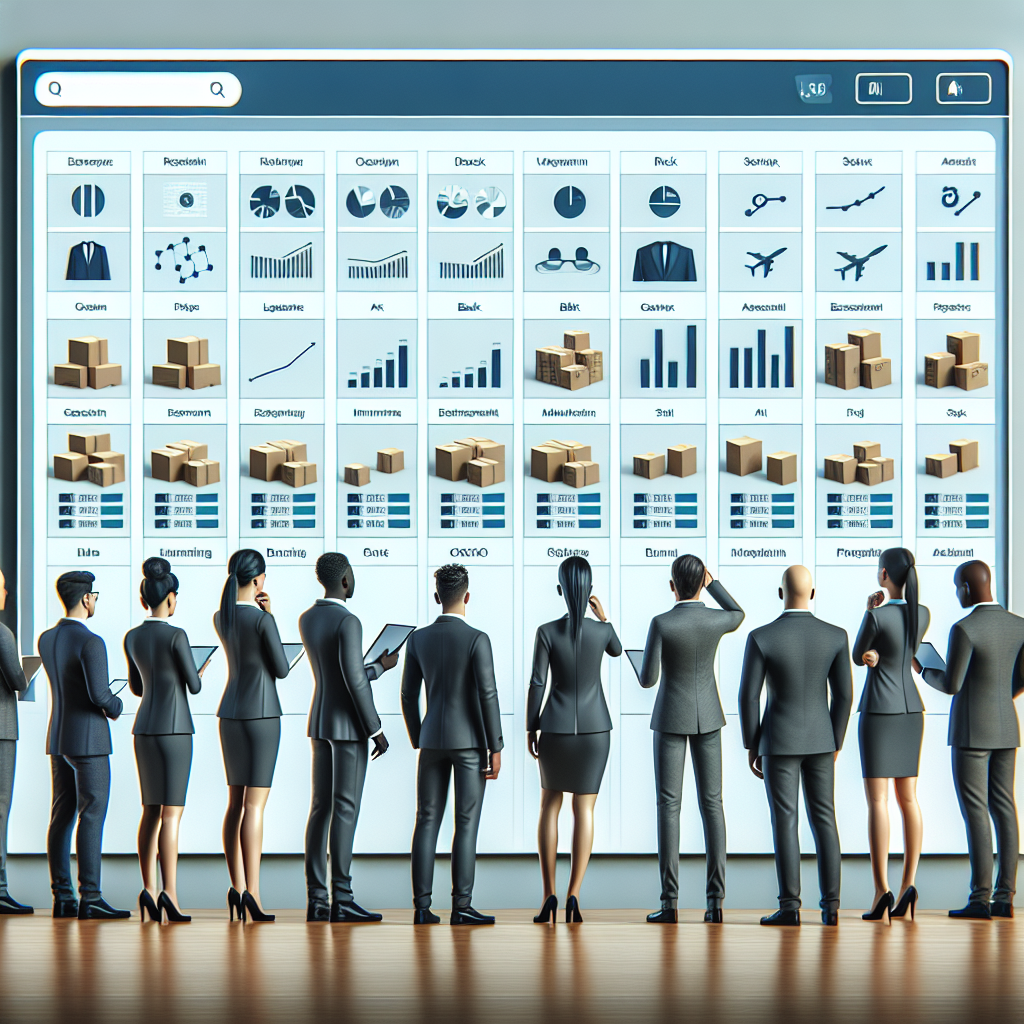 Un tableau de gestion d'inventaire numérique.