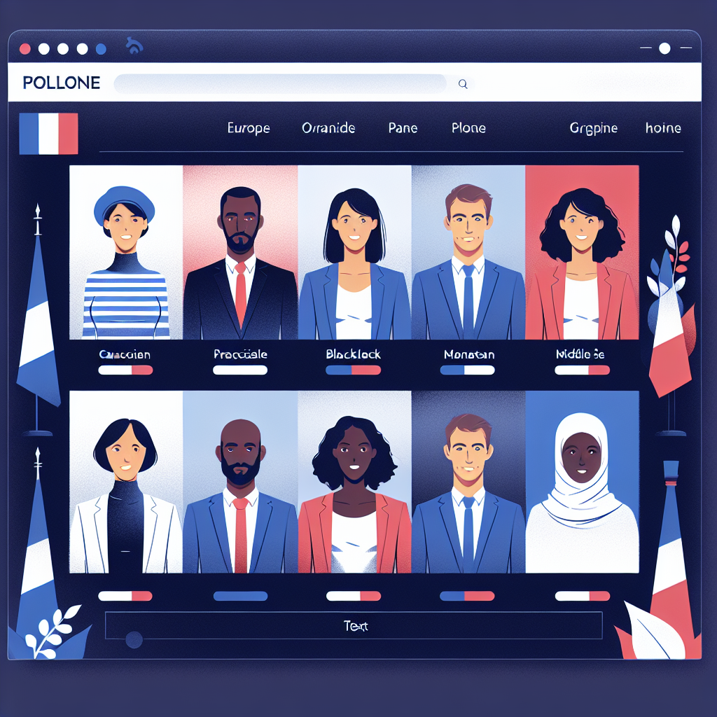 Exemple d'un portfolio en ligne bien structuré.