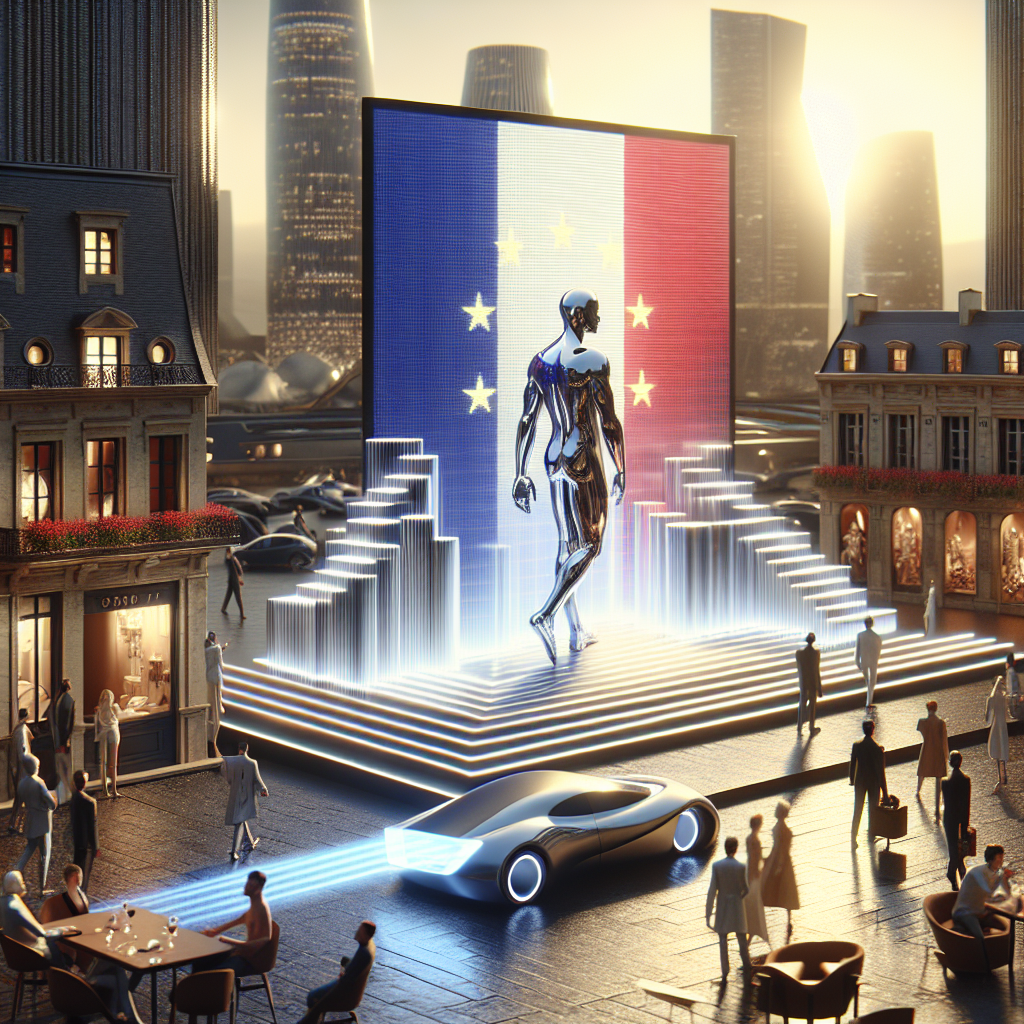 Image d'un design moderne et épuré avec des éléments futuristes.