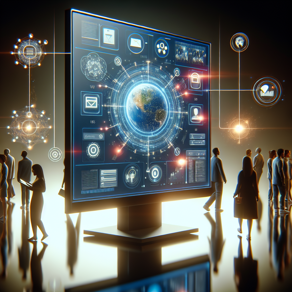Image d'un écran d'ordinateur affichant une interface utilisateur intuitive.