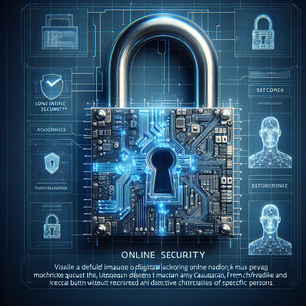 Un cadenas numérique symbolisant la sécurité en ligne.