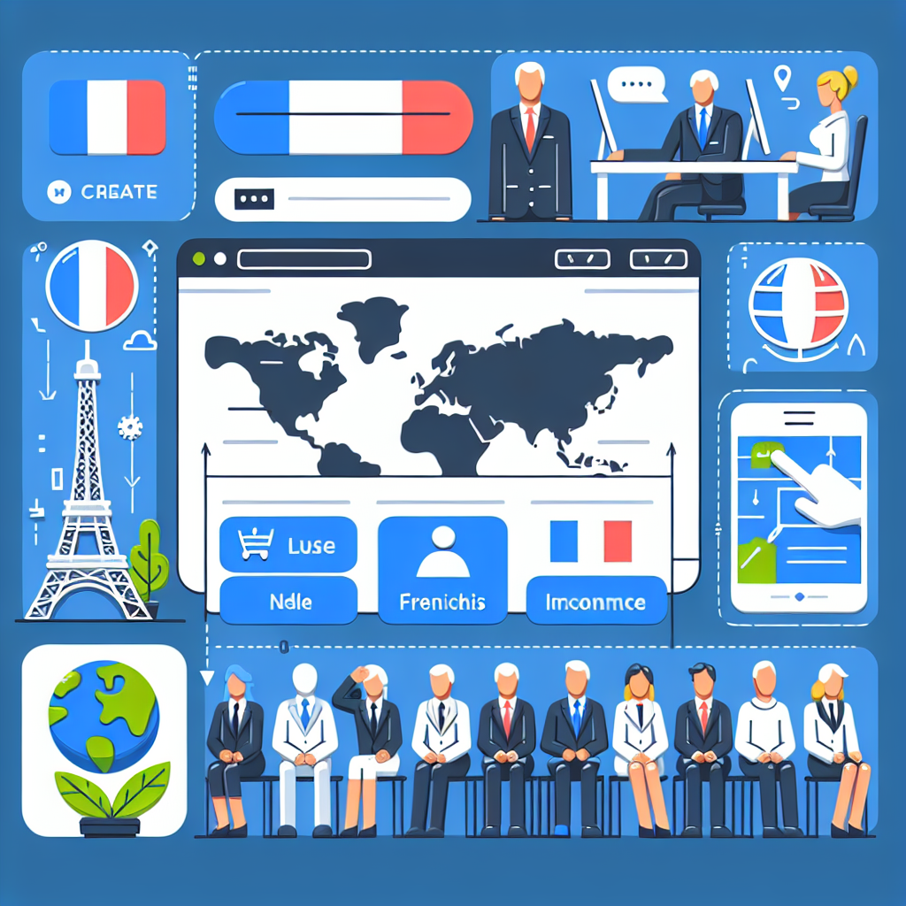 Un schéma de navigation de site web