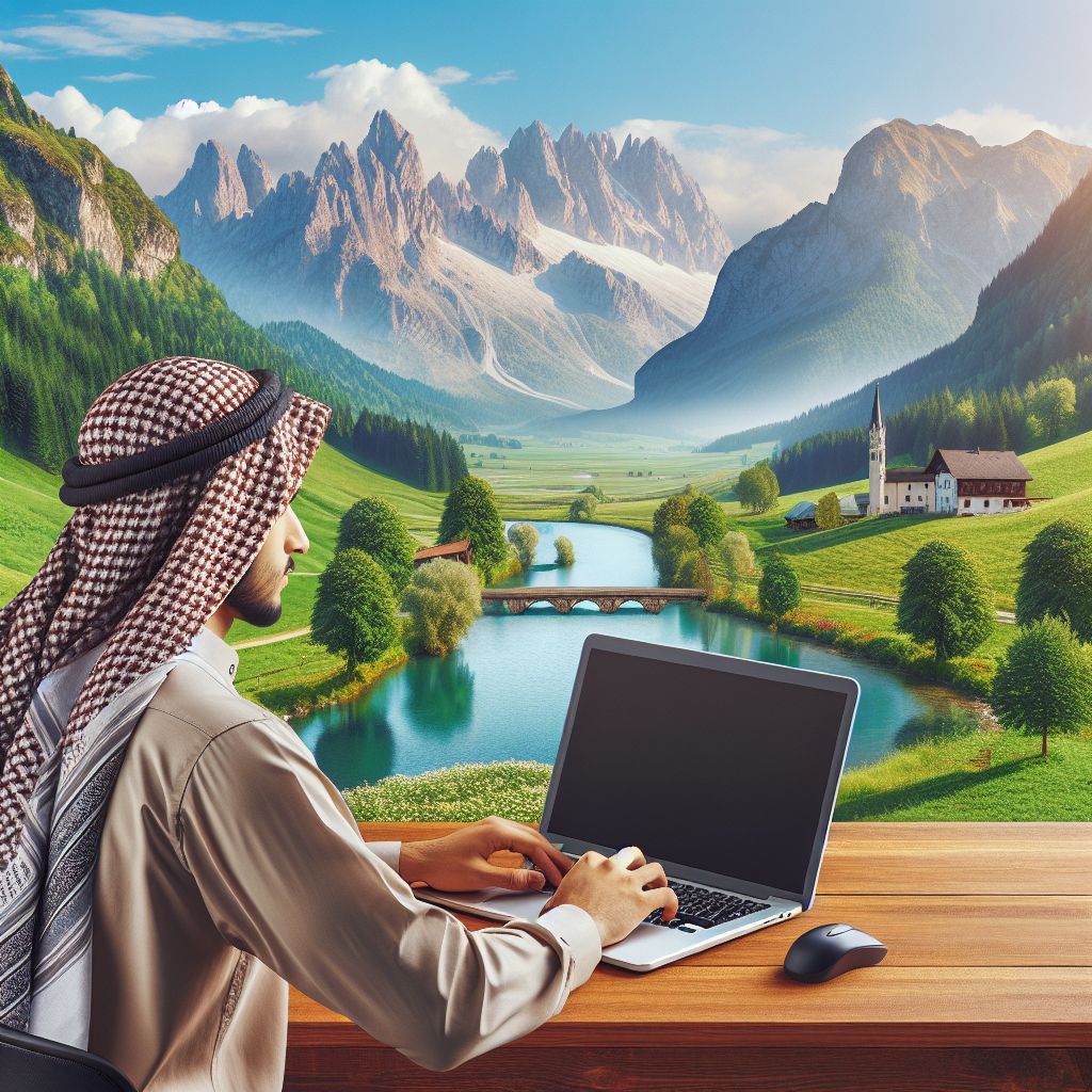 Une image d'une personne écrivant ou travaillant sur un ordinateur portable dans un environnement naturel.