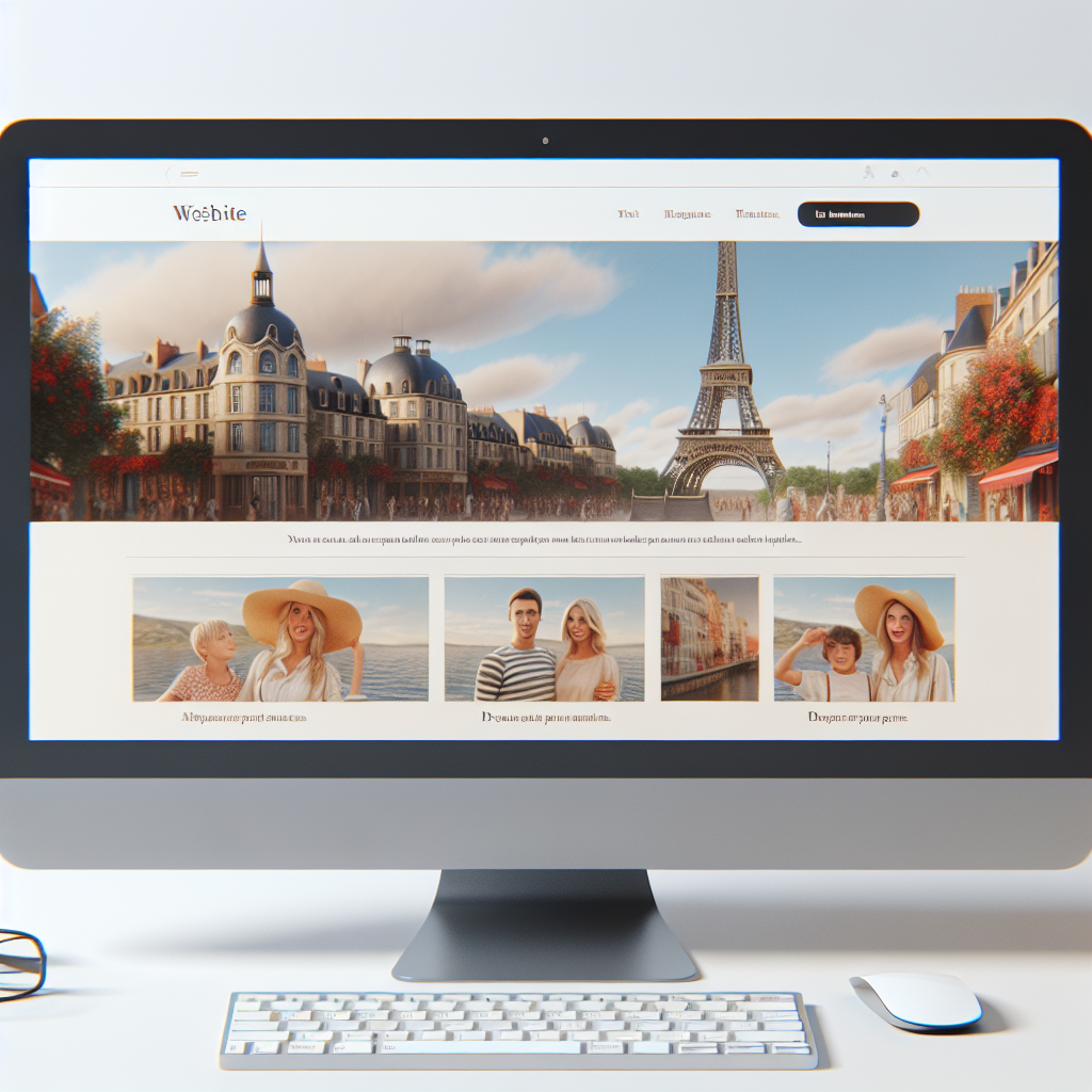 Un écran d'ordinateur affichant des templates de sites web