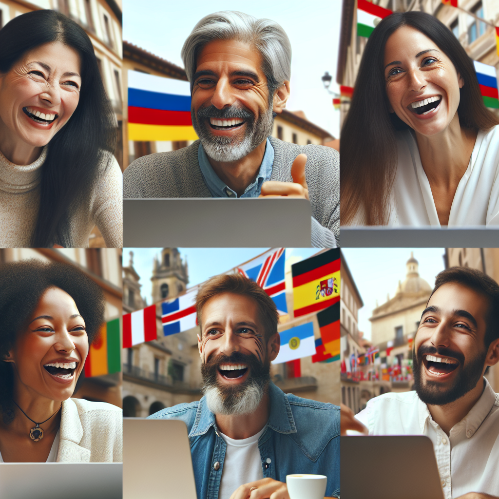 Un groupe diversifié de personnes discutant et interagissant en ligne.