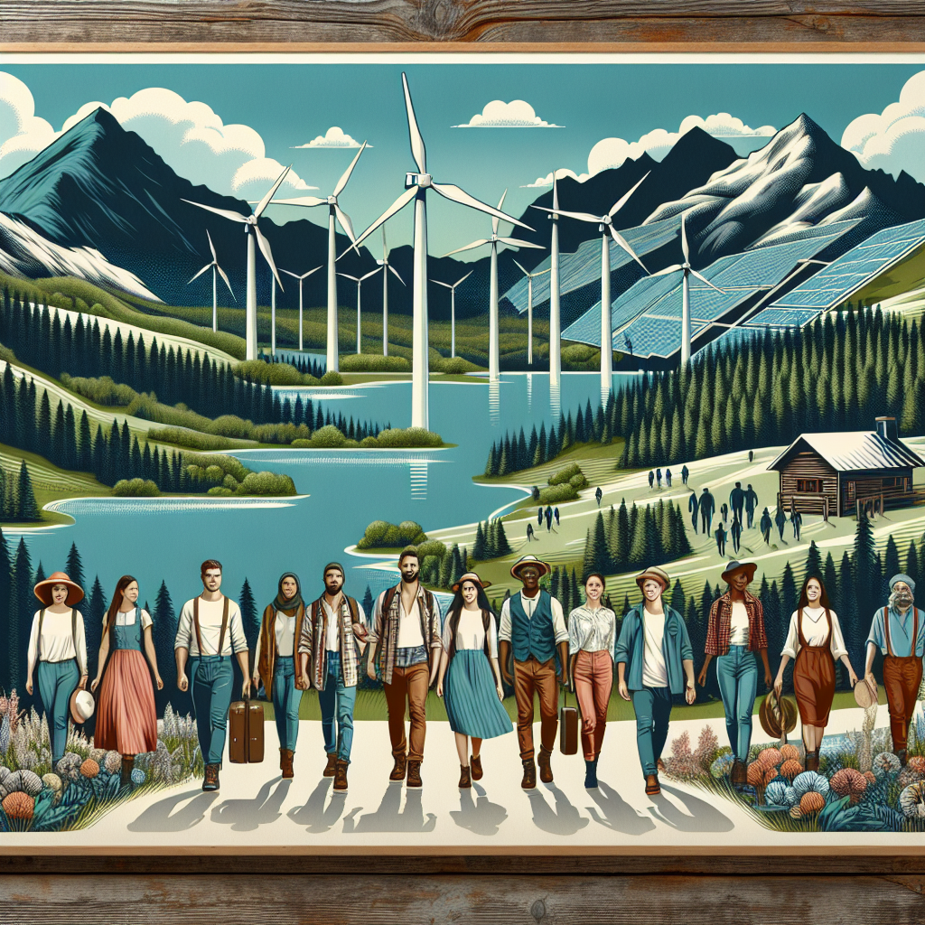 Un paysage naturel préservé représentant le tourisme durable.