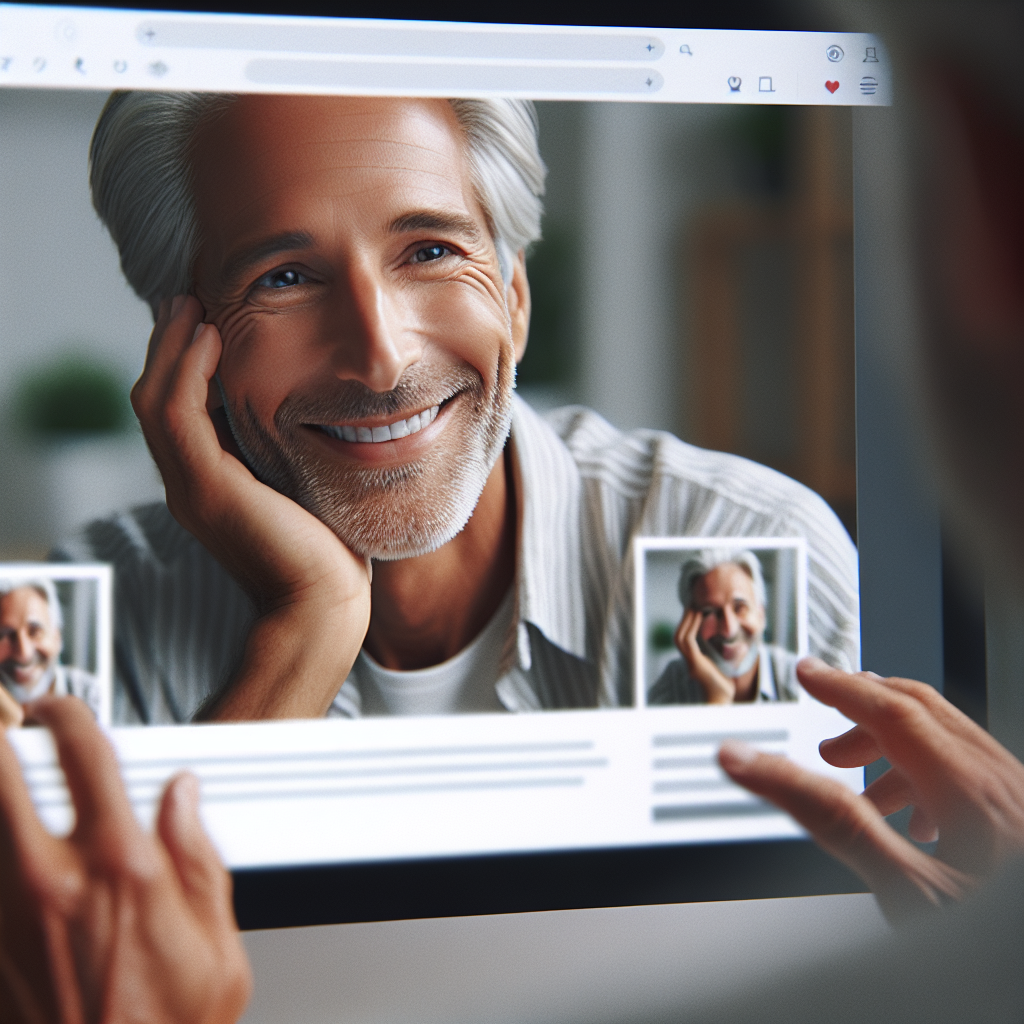 Un utilisateur satisfait naviguant sur un site web avec aisance.