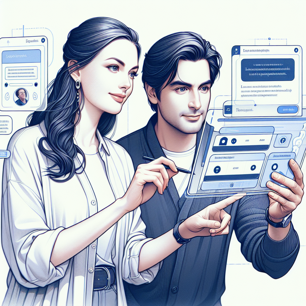 Illustration d'une interface utilisateur intuitive