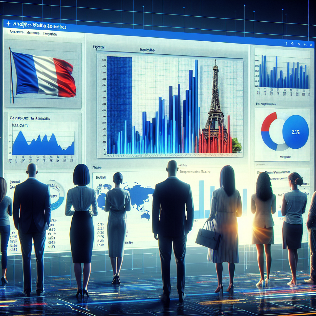 Interface de Google Analytics montrant des statistiques de site web.