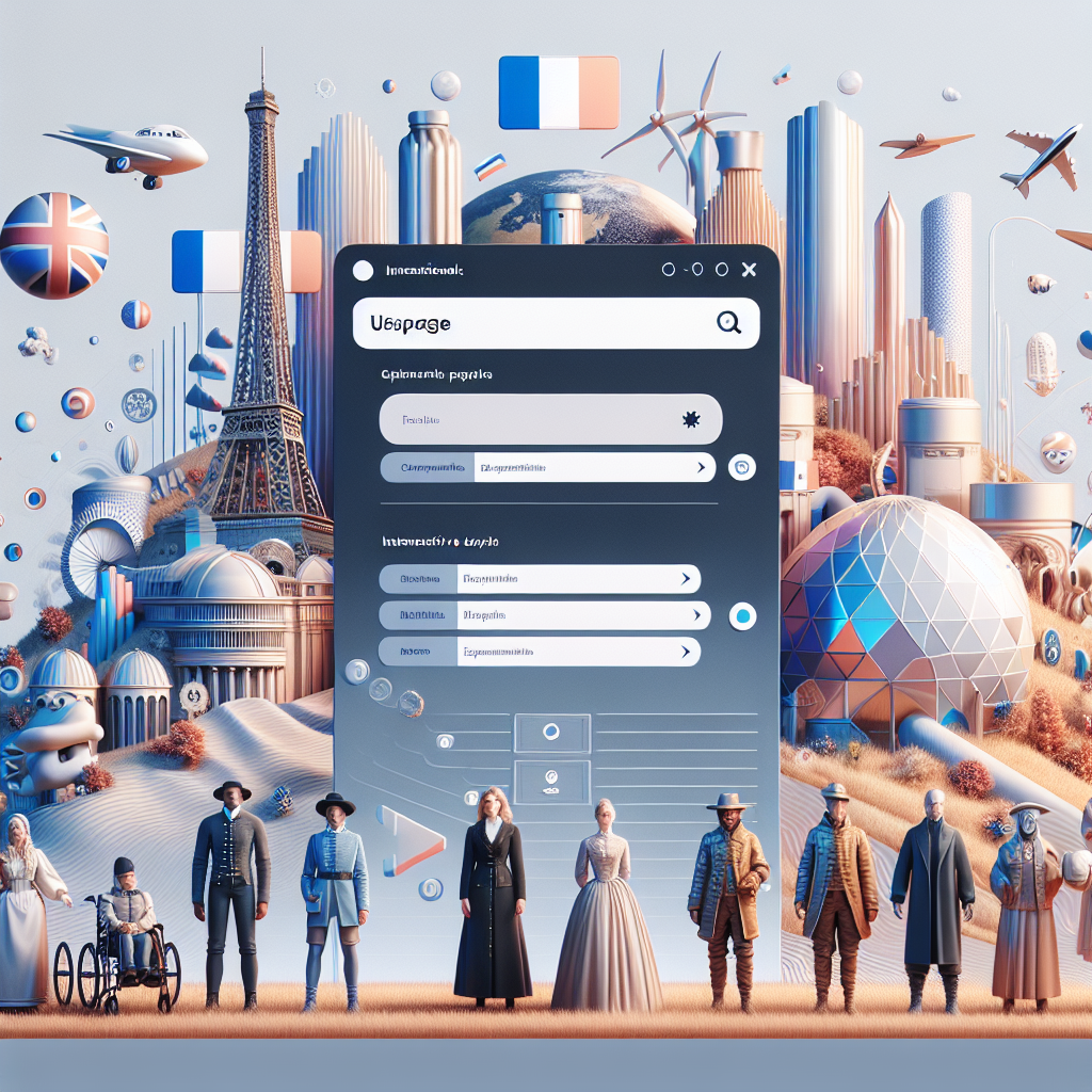 Un site web fictif avec des éléments interactifs et immersifs.