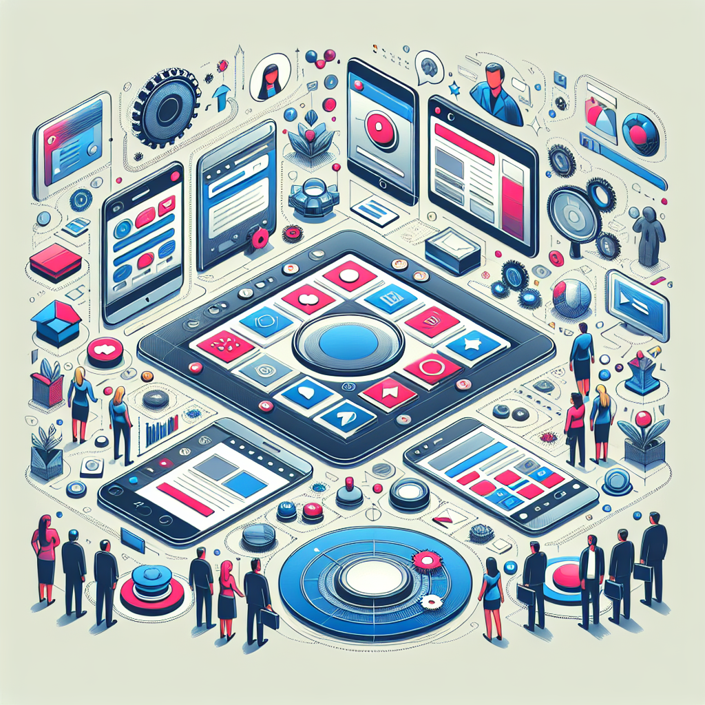Une interface utilisateur montrant des fonctionnalités interactives sur un site web.