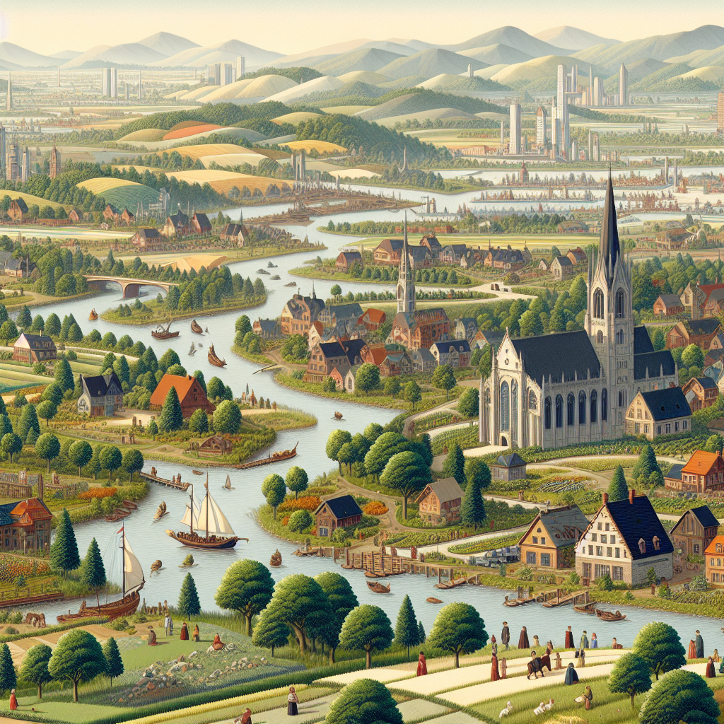 Images immersives de paysages virtuels.