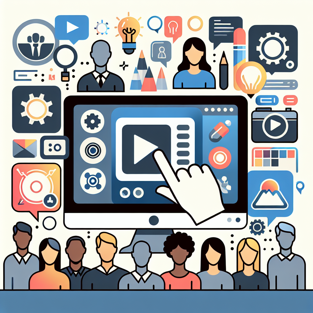 Un écran d'ordinateur avec des icônes d'outils interactifs.