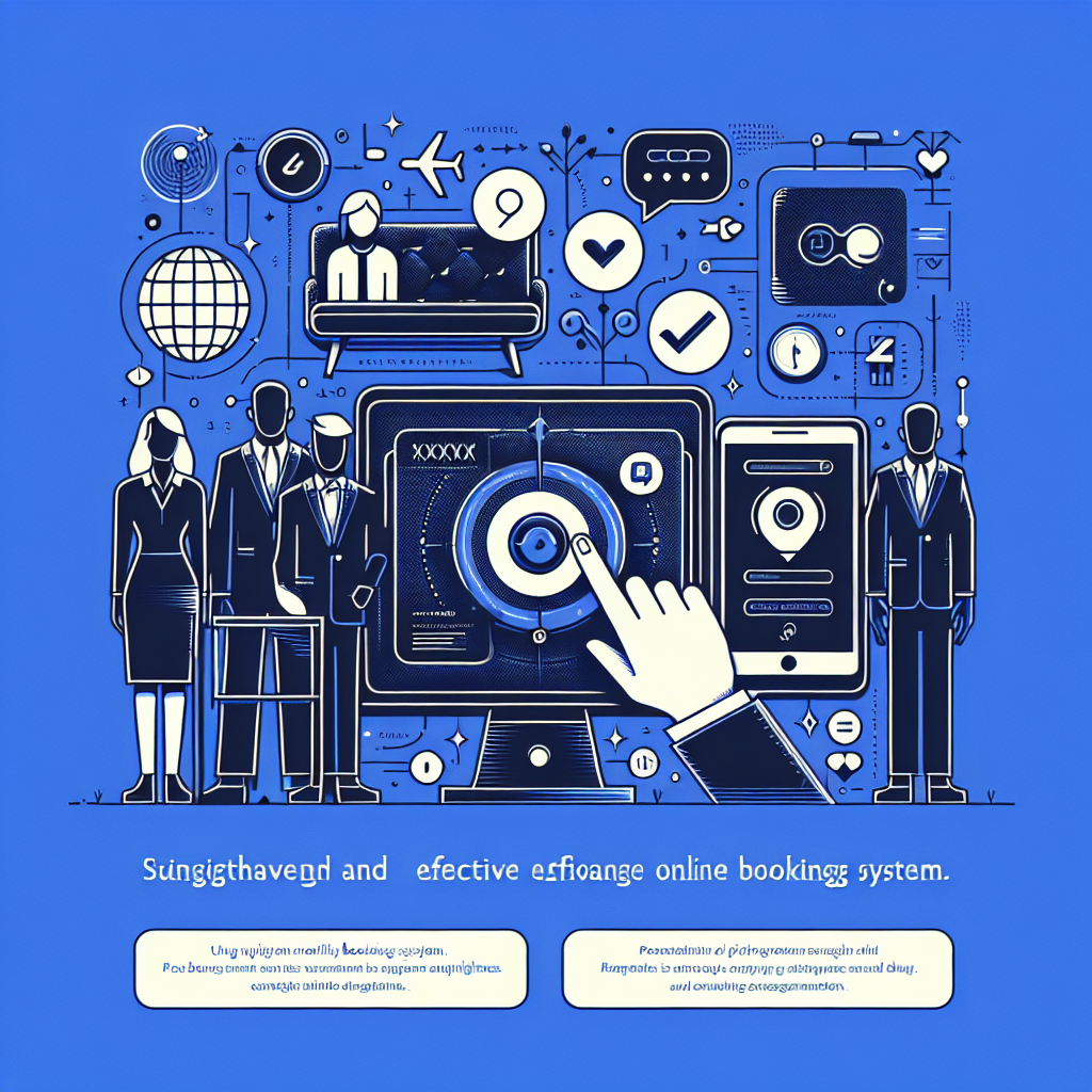 Interface utilisateur montrant un système de réservation en ligne simple et efficace.