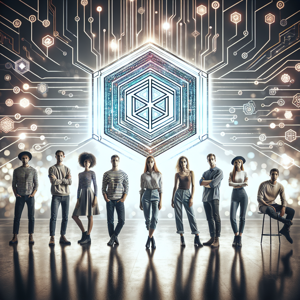 Logo de SiteW avec un fond abstrait représentant l'innovation technologique.