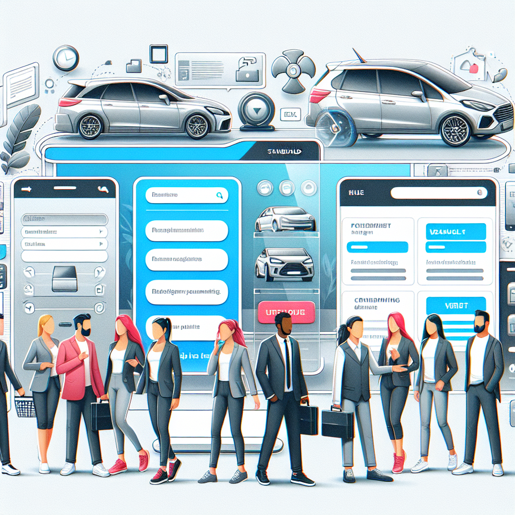 Un design web attrayant et moderne pour un site de location de voitures