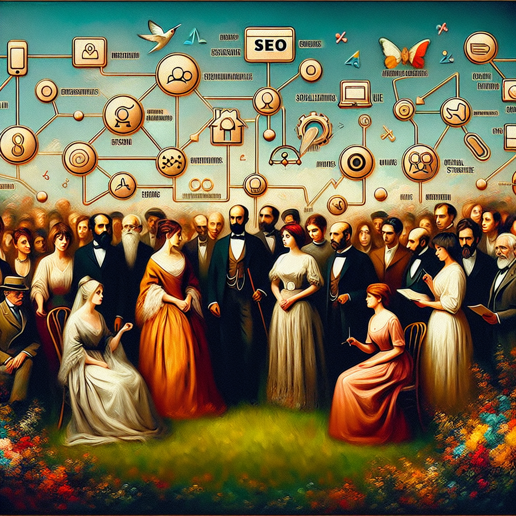 Un graphique illustrant les techniques SEO on-page et off-page.