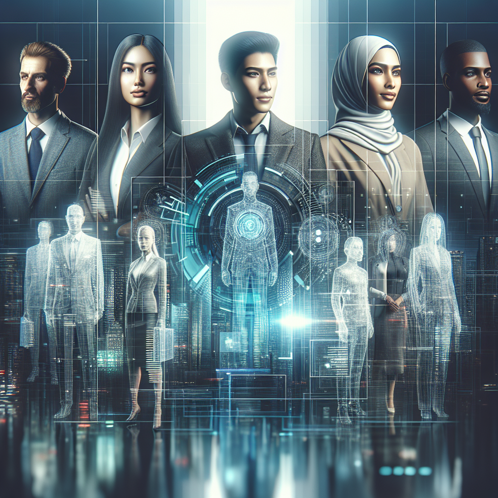 Un design web moderne avec des éléments technologiques et futuristes.