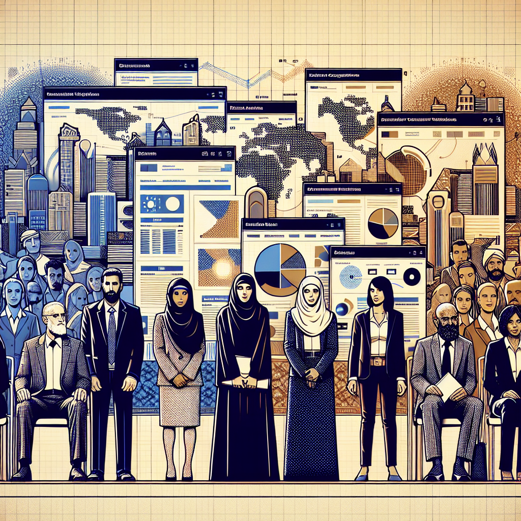 Un graphique comparatif des sites web concurrents.