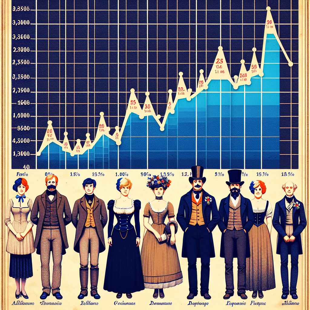 Un graphique de statistiques de site web en croissance