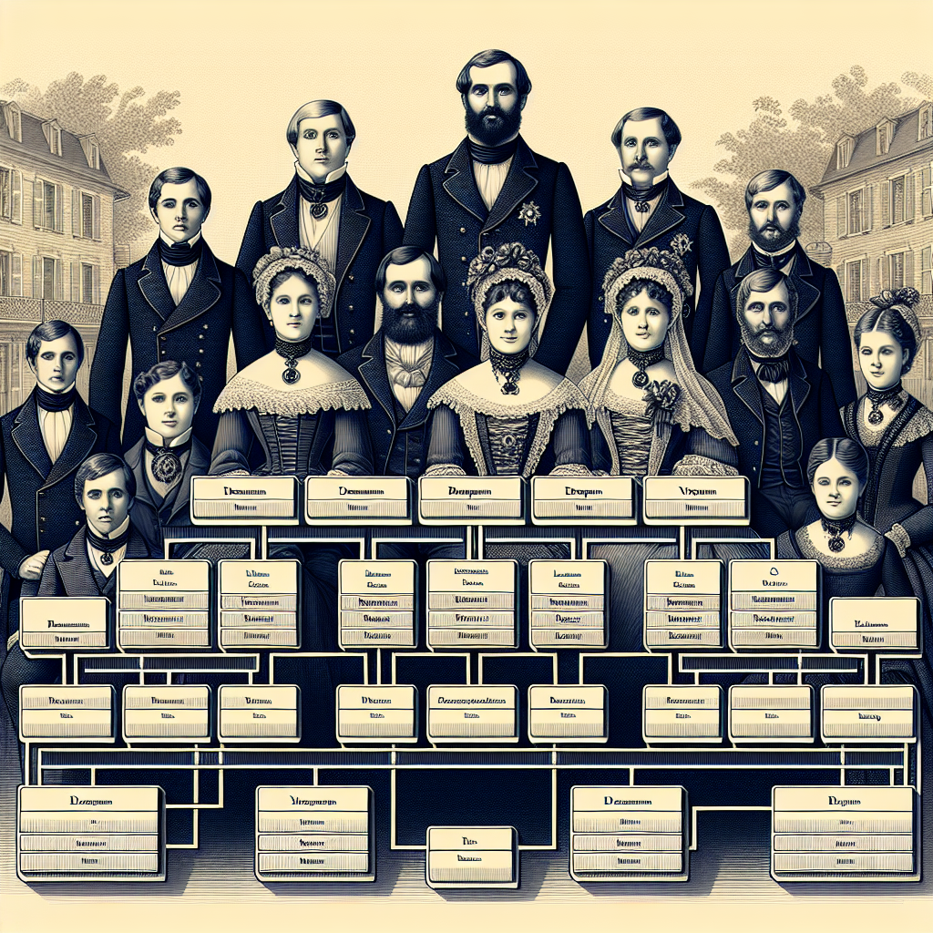 Un schéma d'organisation de site web avec des catégories et sous-catégories.