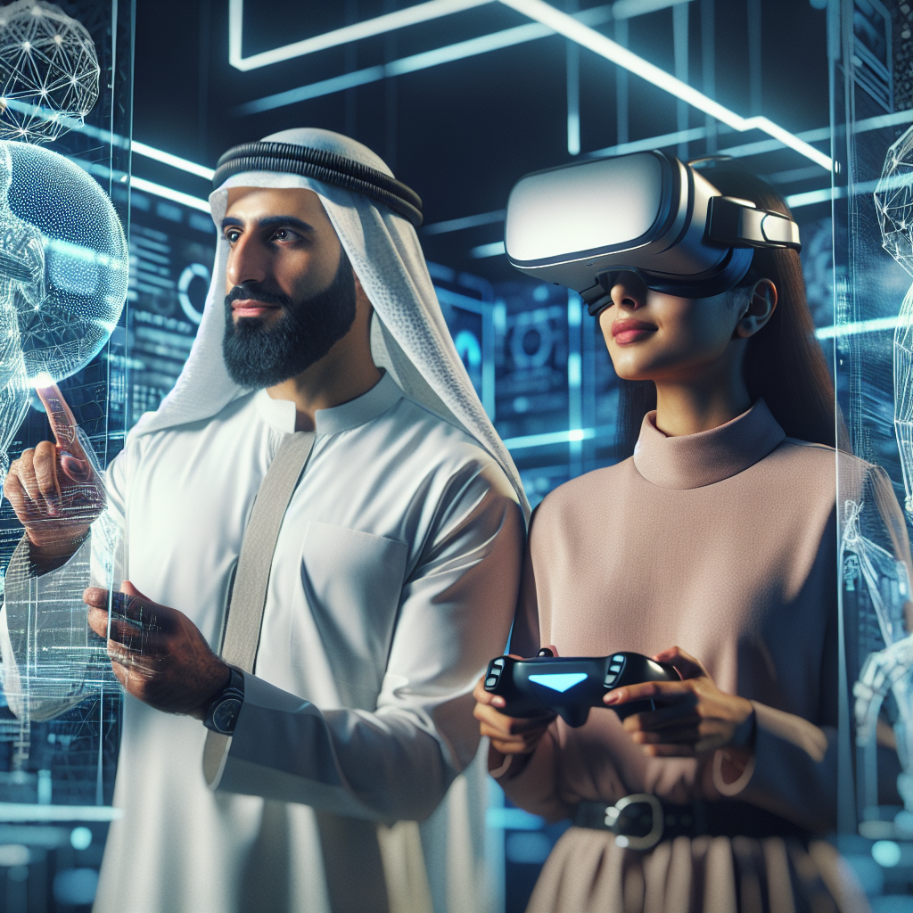 Un site web présentant du contenu interactif en réalité virtuelle.