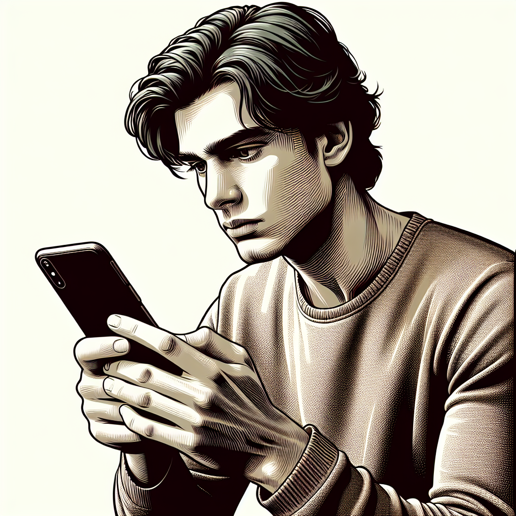 Une personne utilisant un smartphone pour naviguer sur un site web.