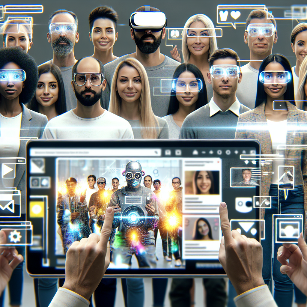 Captures d'écran de sites web innovants dans le domaine de la réalité augmentée.