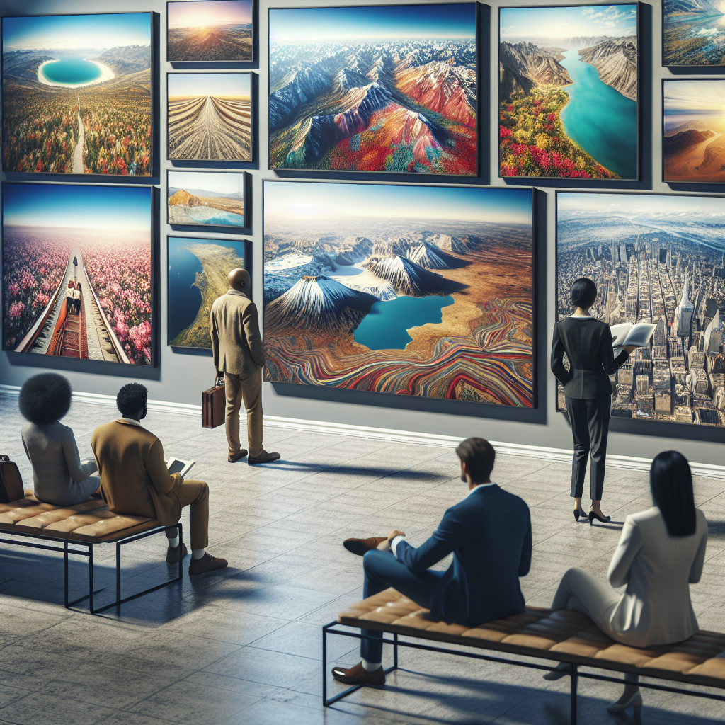 Exemple de galerie d'images de photographie aérienne.