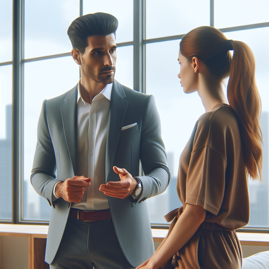 Image d'un coach en train de travailler avec un client