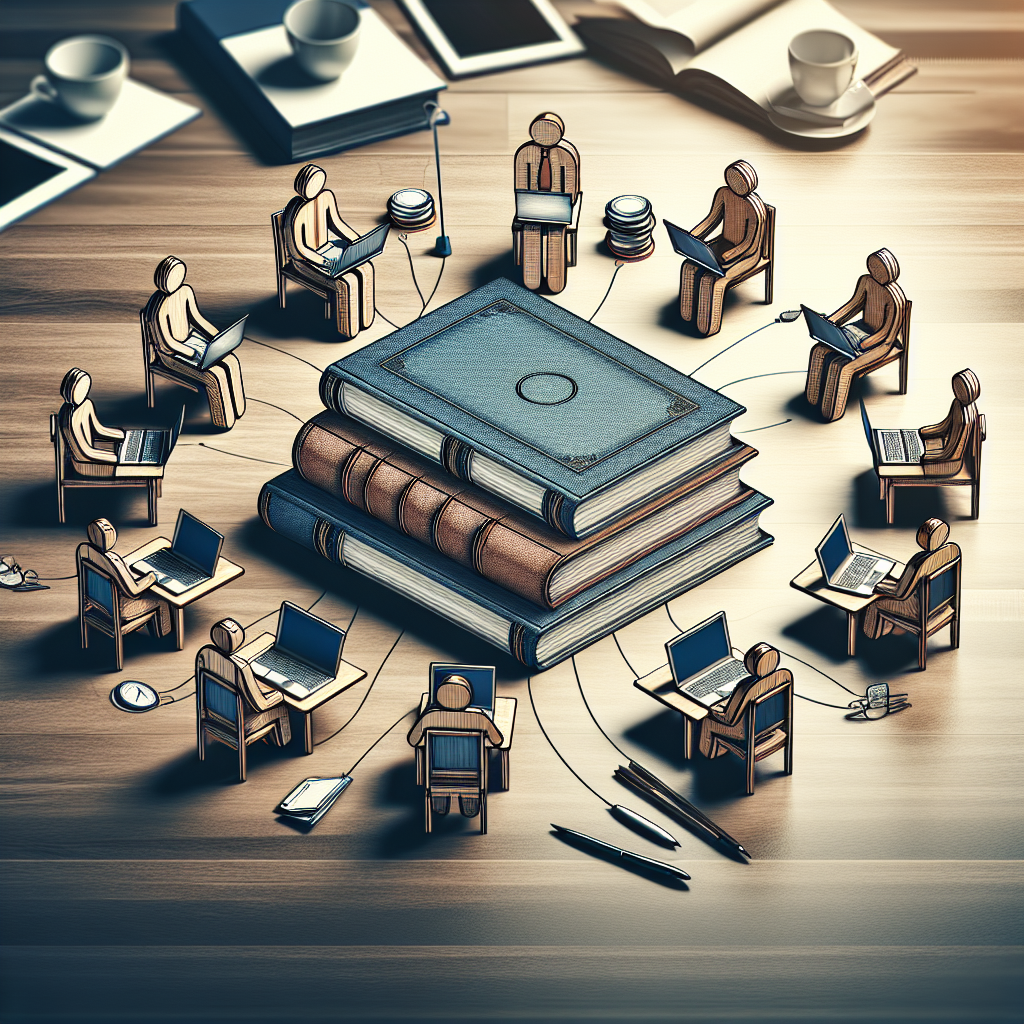 Livres et ordinateurs portables sur une table, symbolisant l'apprentissage.