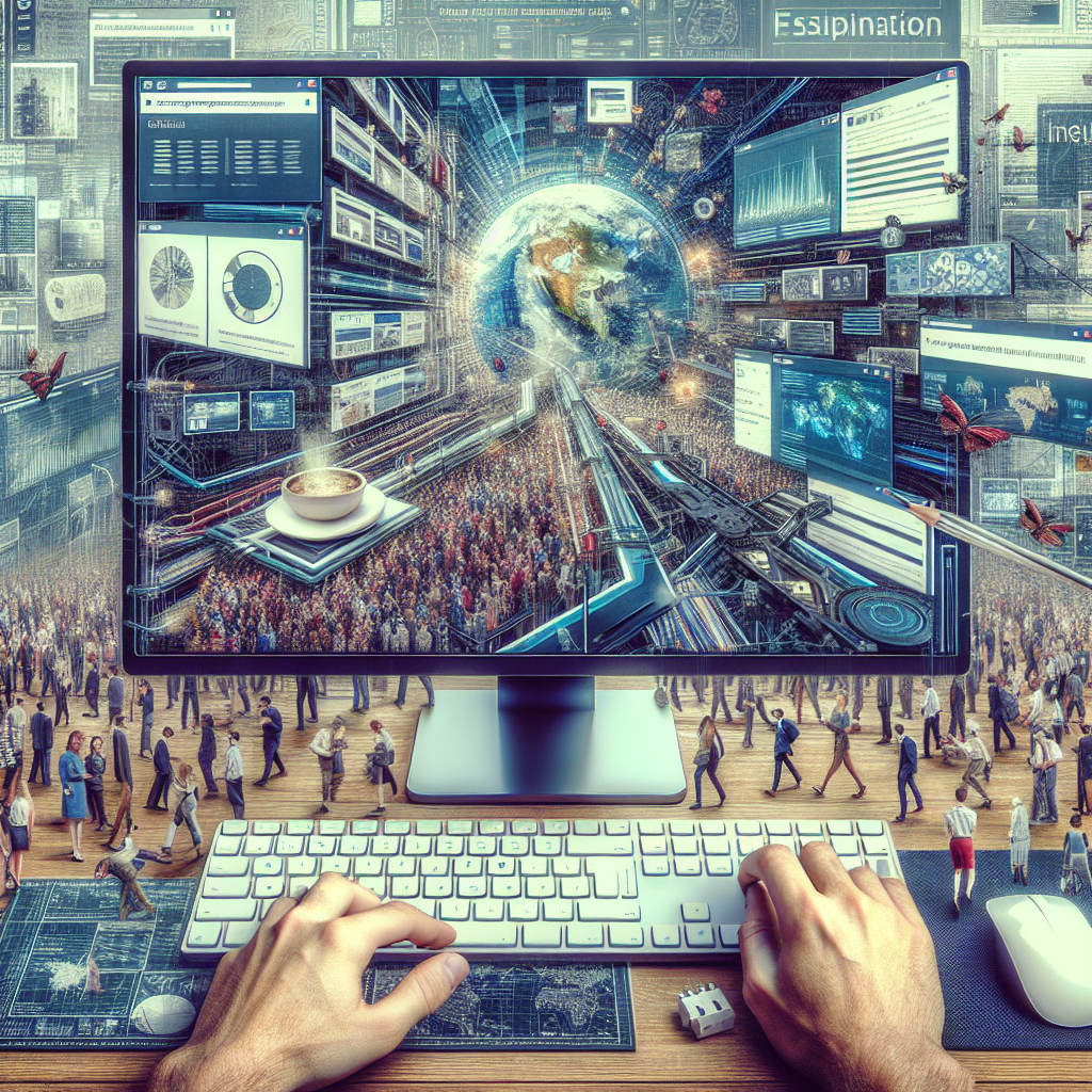 Un écran d'ordinateur affichant plusieurs thèmes de site web.