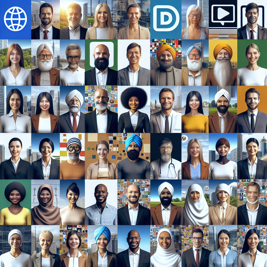 Un montage de logos d'entreprises innovantes en réalité augmentée.