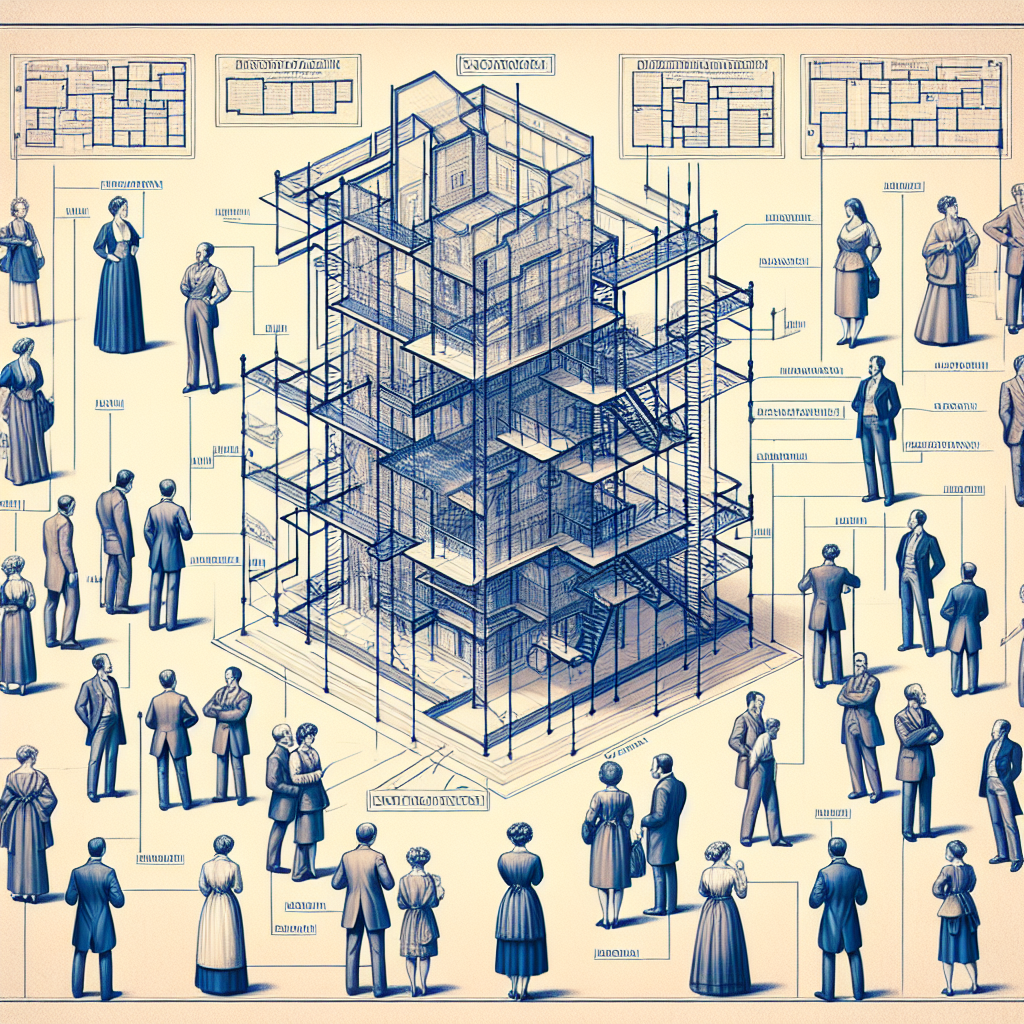 Un schéma illustrant la structure d'un site web.
