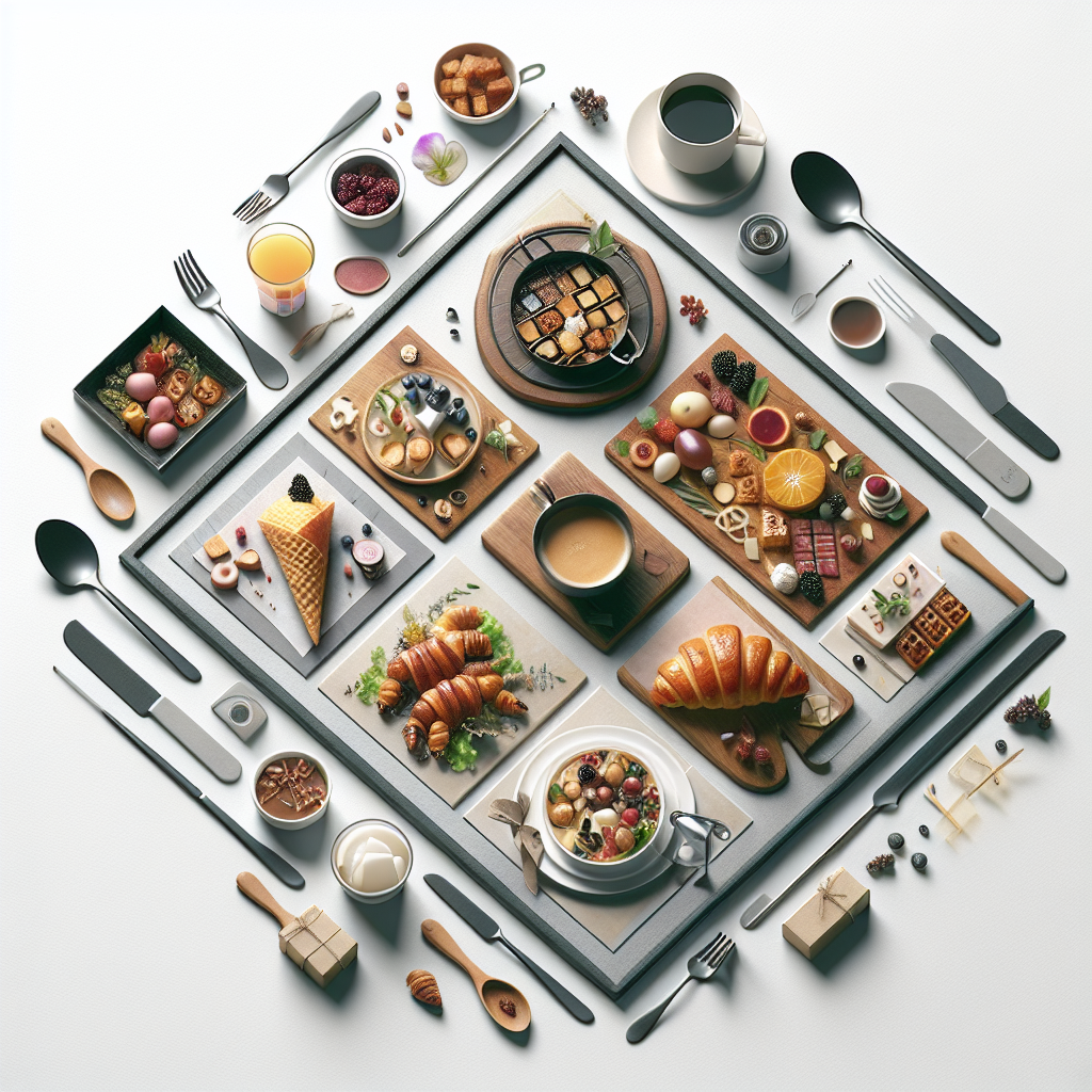 Un site web de photographie culinaire avec un design moderne et épuré.