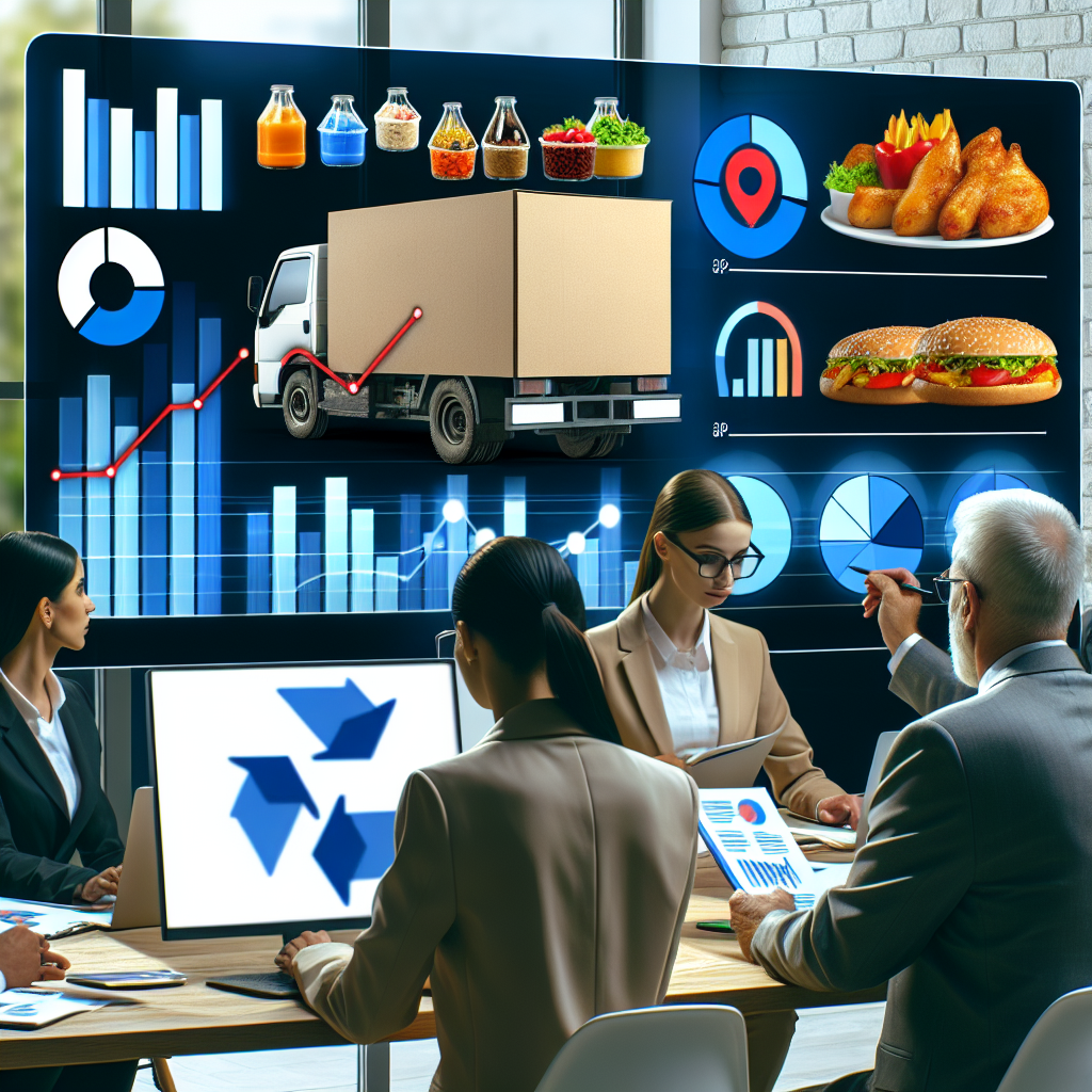 Graphiques comparatifs de différents sites de livraison de repas.