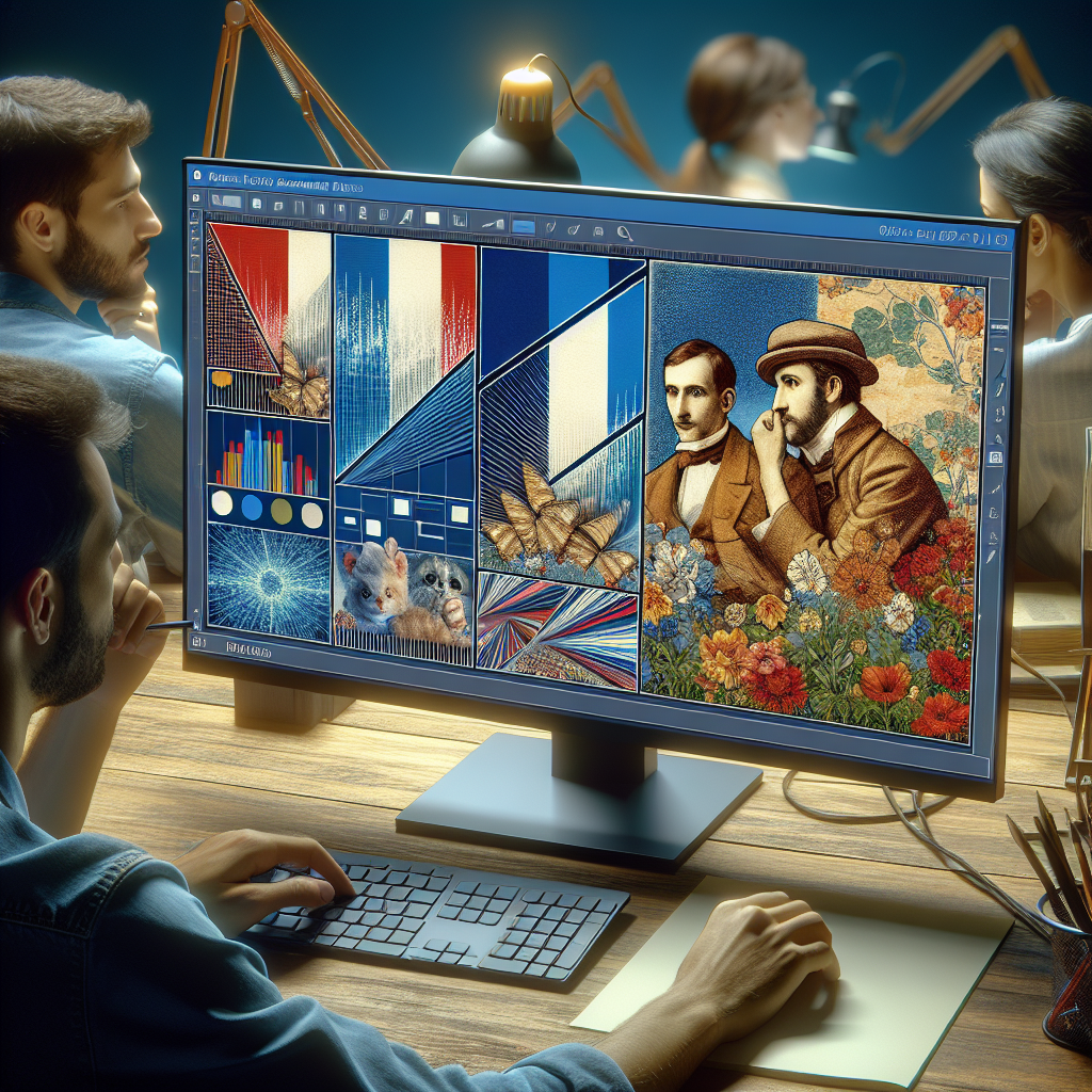 Un écran d'ordinateur affichant des graphiques comparatifs.