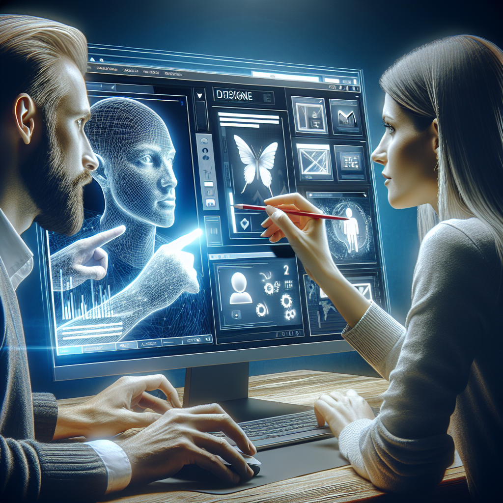 Un écran d'ordinateur montrant une interface de personnalisation de site web.