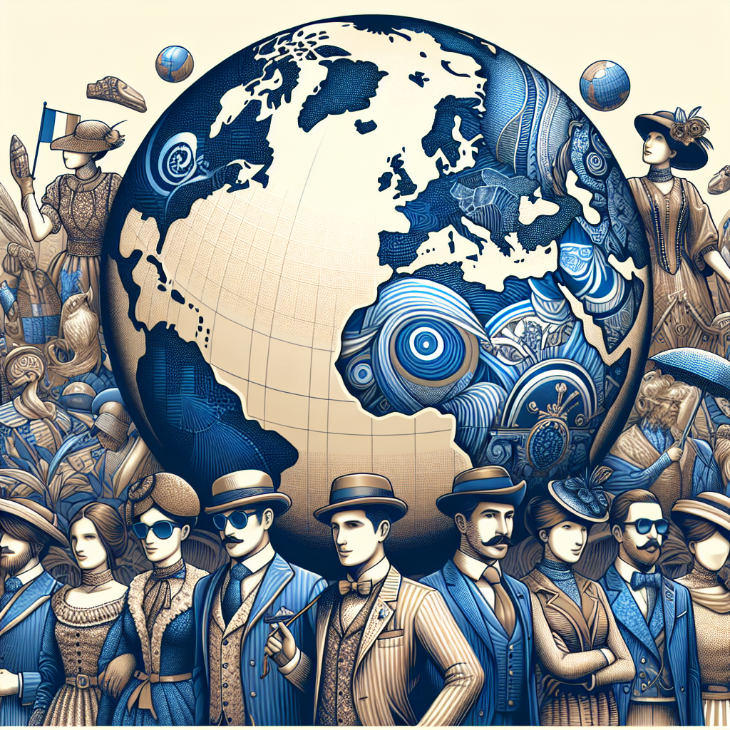 Un globe terrestre avec des étiquettes de noms de domaine.