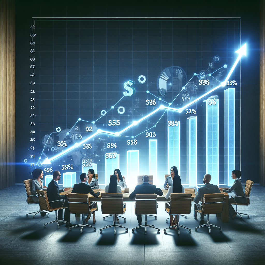 Un graphique montrant l'augmentation du trafic web grâce au SEO.