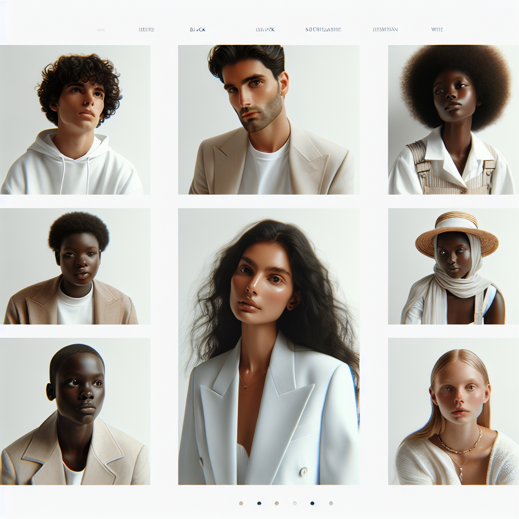 Une page web au design minimaliste avec beaucoup d'espace blanc.