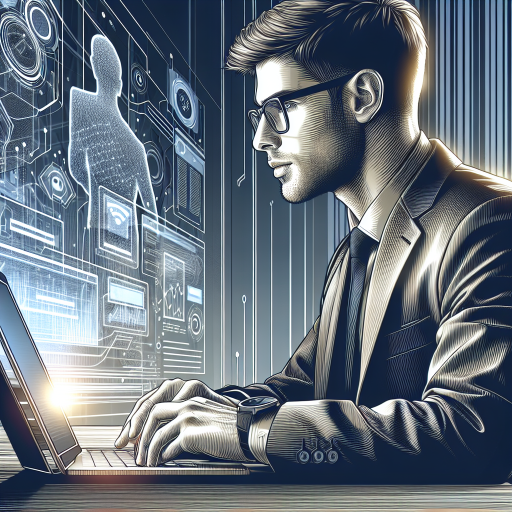 Une personne utilisant un ordinateur portable pour gérer des campagnes de marketing digital.